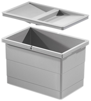 Hailo Einbaumülleimer Hailo Inneneimer 1073979 mit Deckel 350 x 226 x 220 mm 2 Henkel