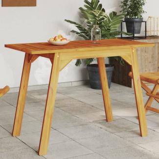 vidaXL Garten-Esstisch 110x56x75 cm Massivholz Akazie 366372