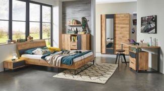 Wimex Nachtkommode Texel mit Schublade, passend zum Bett Texel, Schubkastenschienen aus Metall