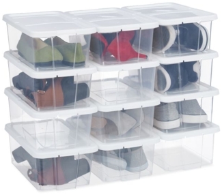 Schuhboxen Kunststoff 12er Set 10030909_49