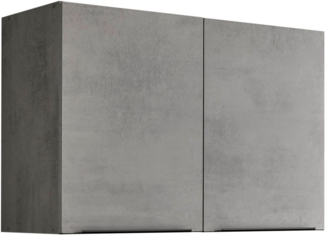 BASIC by Balculina Hängeschrank Sanibel Küchenschrank, Küchenhängeschrank BxHxT 90 x 60 x 35 cm (1-St) Breite 90cm, Melaminbeschichtung, 2 Türen und 2 Einlegeböden
