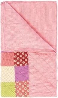 Patchwork Decke Francesca I Baumwolle Mehrfarbig