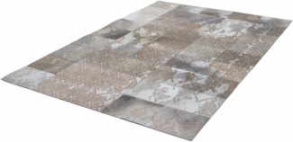 Teppich Cobra 343 Silber 75x140 cm | Flachflorteppich