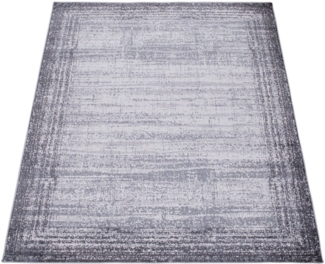 Paco Home Teppich Catania 842, rechteckig, Höhe: 13 mm, Kurzflor, meliert, modernes Design, mit Bordüre