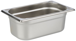 APS Aufbewahrungssystem GN 1/4 Behälter 26,5 x 16,2 cm, Edelstahl, (1-tlg), Gastronorm-Behälter, zum Anrichten und Lagern von Speisen