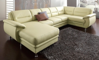 sit&more Wohnlandschaft Mailand U-Form, B: 312 cm, optional Bettfunktion