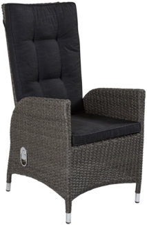 LC Garden 'Barcelona' Dining Positionsstuhl, grau-mix, 65 x 112 x 62 cm
