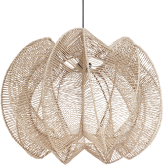 'Maninga' Hängeleuchte, Papierseil naturfarben, 60 x 58 x 123 cm