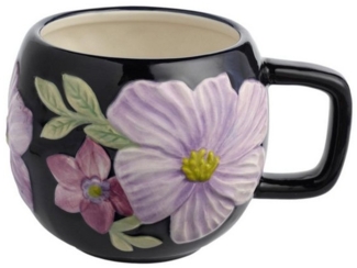 Next Becher Becher mit Blumenstruktur, Steingut