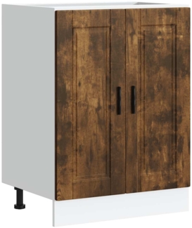 vidaXL Küchenunterschrank Porto Räuchereiche Holzwerkstoff 853922