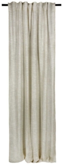 SCHÖNER WOHNEN-Kollektion Vorhang BRIGHT Transparenter Schlaufenvorhang (1 St), Schlaufe, Polyester, 130x250 cm in Beige
