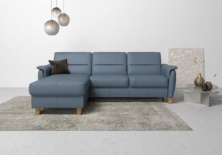 Home affaire Ecksofa Palmera L-Form, Federkern, wahlweise mit Bettfunktion und mit/ohne Bettkasten
