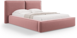 Micadoni Bett Jodie Samtstoff Rosa 140x200