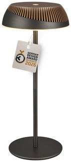 Briloner Leuchten LED Tischleuchte Tischlampe kabellos Akku USB-C Touch dimmbar Design Award, LED wechselbar, Warmweiß, 14x32 cm, Akku tauschbar, Indoor/Outdoor, Wohnzimmer, Flur, Balkon