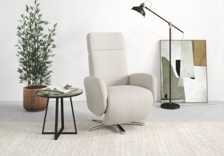 sit&more TV-Sessel Grenoble, inkl. Kopfteilverstellung und kabelgebundener Fernbedienung, wahlweise mit 2 Motoren und Akku und Aufstehhilfe