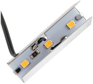 SEBSON Aufbauleuchte LED Vitrinenbeleuchtung 6er Set 12V - Glaskantenbeleuchtung warmweiß