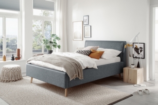 Polsterbett >Frieda mit BK< Liegefläche 140x200 cm, Stelar Ocean, Stellmaß: 156x105x224cm (BxHxT)