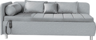 alina Schlafsofa Kiana, Liegefläche 90/200 cm oder 100/200 cm, Bettkasten, Zierkissen-Set