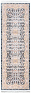Morgenland Orientteppich - Khorshid - läufer - 400x100 - Dunkelblau