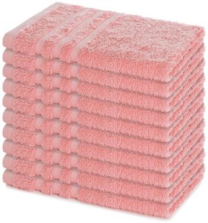 Lavea Gästehandtücher 30x50 cm, 10er Set Gästehandtuch, Elena-Frottee Handtuch, Gästetuch, (Set, 10-St), 500 g/m² Frottier, weich & saugstark, pflegeleicht