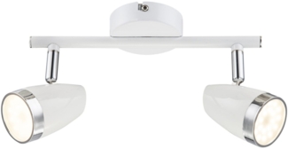 Elegante LED Deckenleuchte mit beweglichen Strahlern