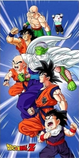 Dragon Ball Badetuch, Mikrofaser, Jungen Strandtuch aus 70 x 140 cm schnelltrocknend