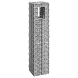 vidaXL Gabionensäule 40x40x180 cm Eisen 151264
