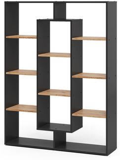 Raumteiler Anthrazit/Goldkraft Eiche 107.2 x 143 cm Vicco