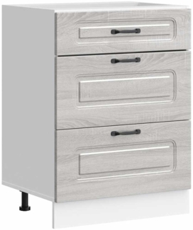 vidaXL Küchenunterschrank Kalmar Grau Sonoma Holzwerkstoff 854285