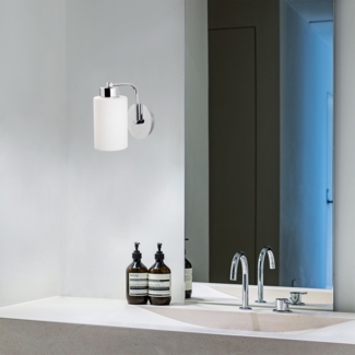 Wandleuchte, 'Balcova', 20 x 12 x 12, Silber