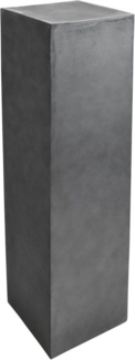 VIVANNO Blumenständer Fiberglas PODEST Säule - Anthrazit Beton-Design (1 St), 30x30x100 cm