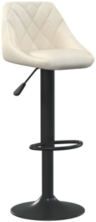 vidaXL Barhocker Creme Samt [335337]