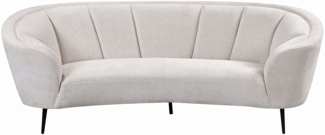 Sofa 3-sitzig Bologna / Boyh-S-002-Fabbraven22 , Stoff , Beige , 234 x 89 x 92 cm