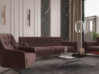 Möbeldreams Sofa Alina Living Kombi-Set Chesterfield