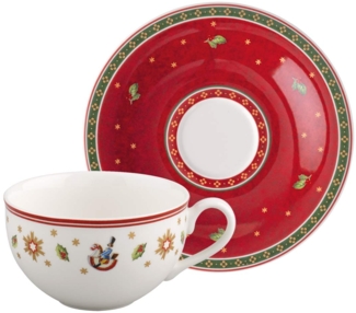 Villeroy & Boch Toy's Delight Kaffeetasse mit Untertasse 170 ml Rot (rund)