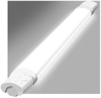 Nettlife Deckenleuchte LED Außenleuchte 90CM Led Röhre 24W Kellerlampe 5000K, LED fest integriert