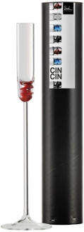 Eisch Cin Cin Kelch 45 ml Rot in Geschenkröhre