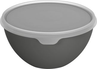 Rotho Schüssel + Deckel Caruba 3 L schwarz