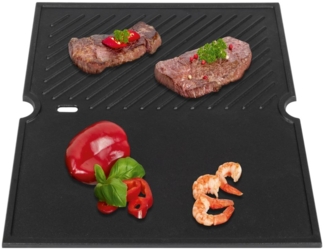 ProfiCook Grillplatte Wendegußplatte 1180/1181/1206, Grillplatte für PC-GG 1180/1181/1206,Maße: 33x38 cm
