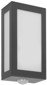 Außenwandleuchte mit BM, 1 x E27/75W, anthrazit anthrazit