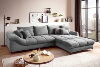 Mr. Couch Ecksofa Ronaldo, L-Form, wahlweise mit Kaltschaum, mit Kaltschaum, bis 140 kg pro Sitzplatz belastbar