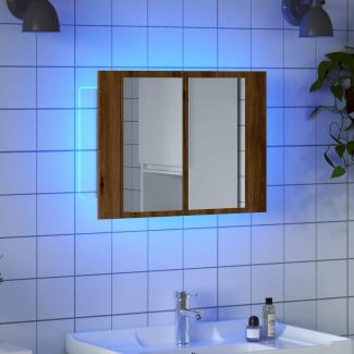 LED-Spiegelschrank Artisan-Eiche 60 x 12 x 45 cm Holzwerkstoff