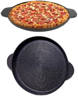 Pizzapfanne Grillpfanne Bratpfanne Pfanne Ø36cm Alu-Guss Cheffinger BP-36