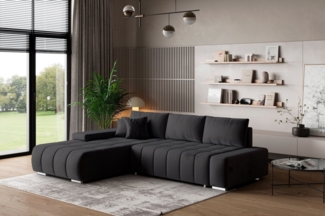 Masseno Ecksofa ALESE mit Schlaffunktion L-Form, Sofa mit Bettkasten