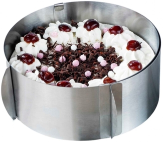 Tortenring Ø16- Ø30cm verstellbar perfekt für Schichttorten Höhe 8,5cm HI 16096