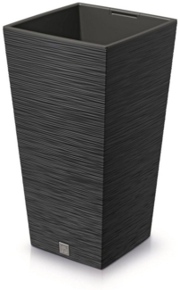 Prosperplast Blumentopf, Furu Square Blumentopf mit Einsatz 11,4L