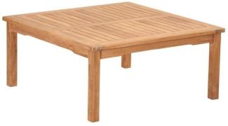 Couchtisch Verona eckig Teak Massivholz - Tischhöhe 45 cm: 100x100 cm