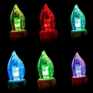 TRANGO LED-Christbaumkerzen, 24-flammig, mit Stecksystem Innenbereich Weihnachtsbeleuchtung, Lichterkette