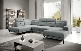 Wohnideebilder Bretan Grau Ecksofas & Eckcouches CO-BRE-LT-04VER