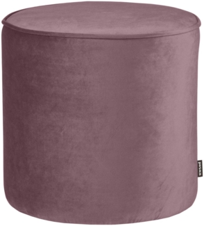 Hocker Sara Samt, Ø 46 cm Lila